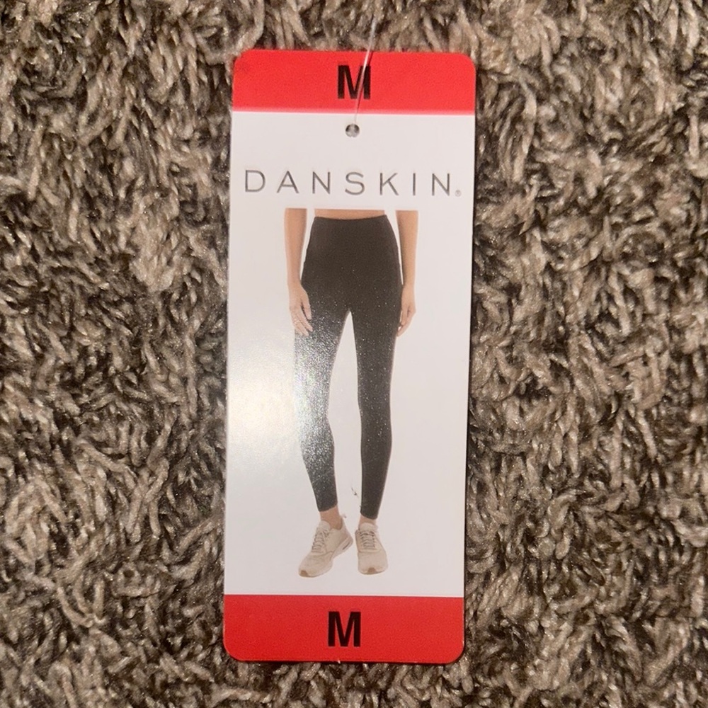 Danskin Black High-Waisted Leggings - Medium
